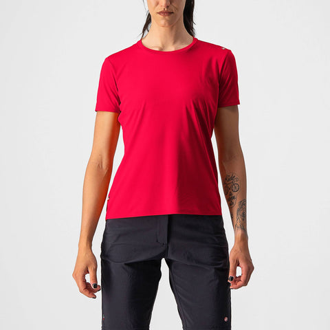 Castelli Tech 2 Women's T-Shirt Hibiscus / XL
