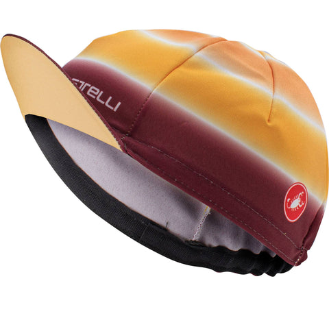 Castelli Dolce Women's Cycling Cap Sand/Bordeaux / One Size