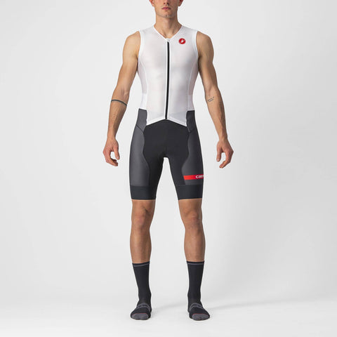 Castelli Free Sanremo 2 Sleeveless Suit White/Black / XS