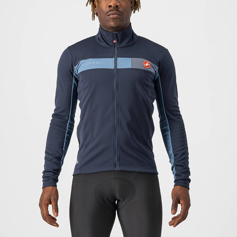 Castelli Mortirolo 6S Jacket Savile Blue/Steel Blue/Silver Reflex / XS