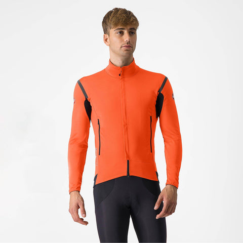 Castelli Perfetto RoS 2 Jacket Brilliant Orange/Silver Reflex / 2XL