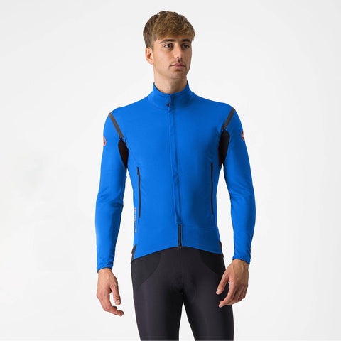 Castelli Perfetto RoS 2 Jacket Azzurro Italia/Silver Reflex / M