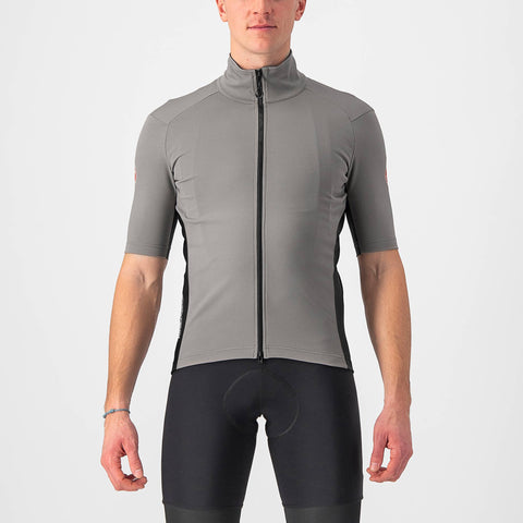 Castelli Perfetto RoS 2 Wind Jersey Nickel Grey / M