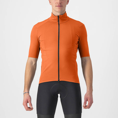 Castelli Perfetto RoS 2 Wind Jersey Red Orange / 3XL