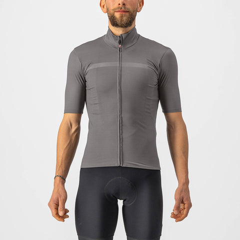 Castelli Pro Thermal Mid Jersey Nickel Grey / XS