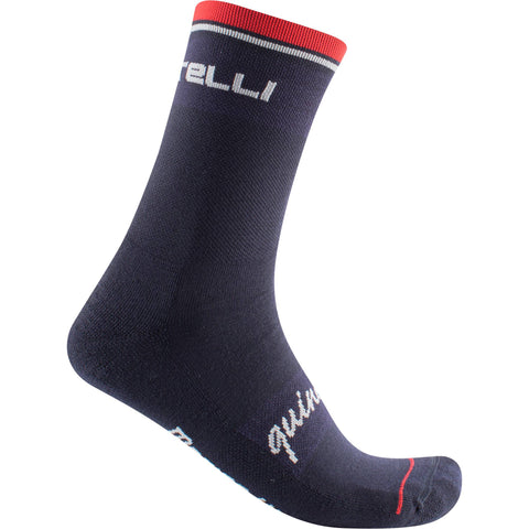 Castelli Quindici Soft Merino 15 Socks Dark Blue / S/M