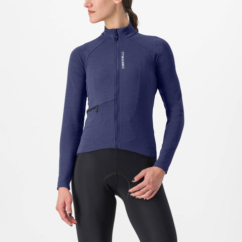 Castelli Unlimited Trail Women's Long Sleeve Jersey Belgian Blue/Austin Blue / L