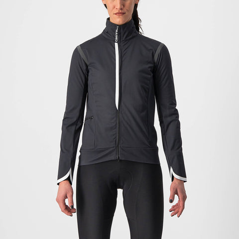 Castelli Alpha Ultimate Insulated Women's Jacket Light Black/White / L