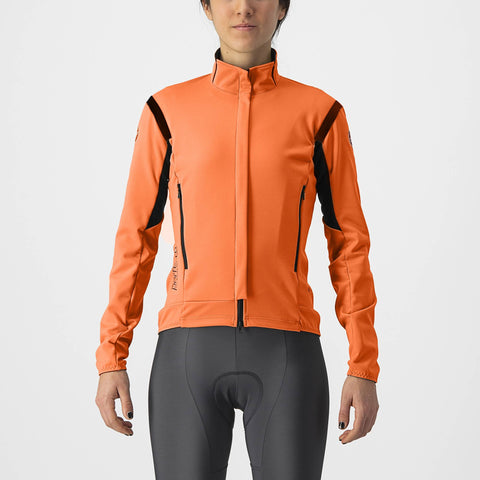 Castelli Perfetto RoS 2 Women's Jacket Red Orange/Black / XS