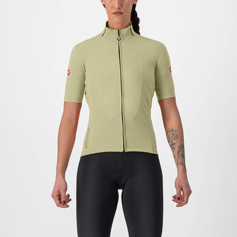 Castelli Perfetto RoS 2 Women's Wind Jersey Green Tea / XL