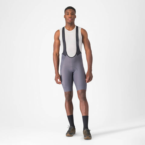 Castelli Unlimited Cargo Bib Shorts Smoky Grey / S