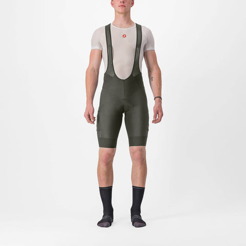 Castelli Unlimited Cargo Bib Shorts Deep Green / S