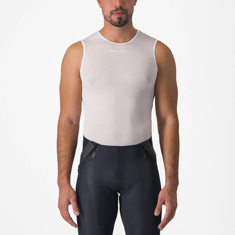 Castelli Pro Mesh 2.0 Sleeveless Base Layer White / S