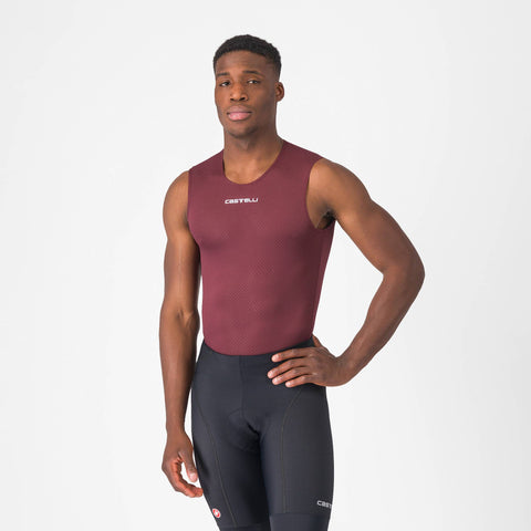 Castelli Pro Mesh 2.0 Sleeveless Base Layer Deep Bordeaux / S