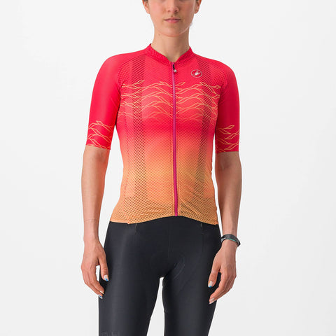 Castelli Climber's 2.0 Women's Jersey Hibiscus/Soft Orange / L