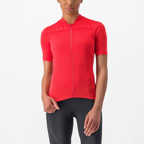 Castelli Anima 4 Women's Jersey Hibiscus / XS