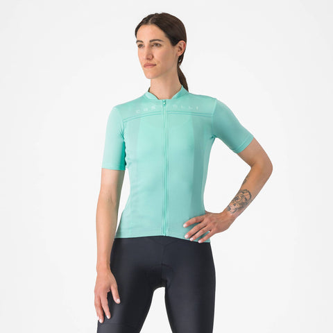 Castelli Anima 4 Women's Jersey Pool Blue / L