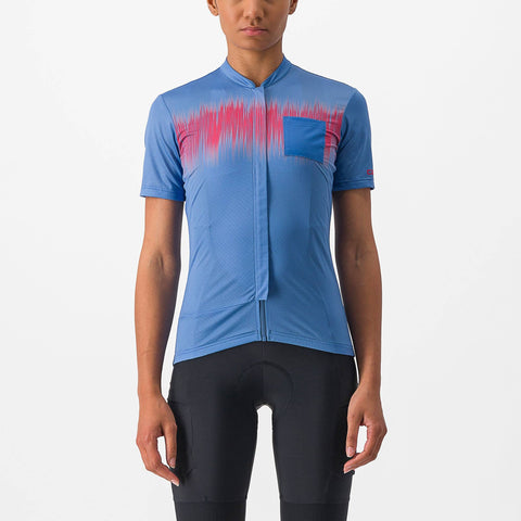 Castelli Unlimited Sentiero 2 Women's Jersey Mediterranean Blue / S