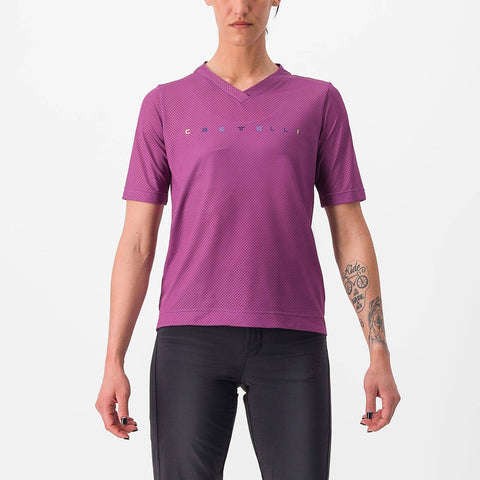 Castelli Trail Tech 2 Women's T-Shirt Amethyst / XL