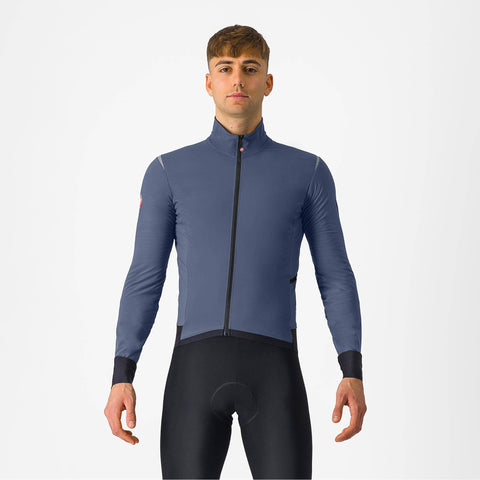 Castelli Alpha Flight RoS Jacket Twilight Blue/Silver Reflex / M