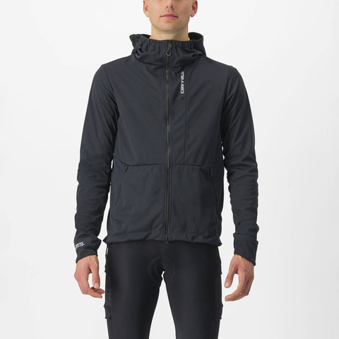 Castelli Trail Hoodie Jacket Light Black / L