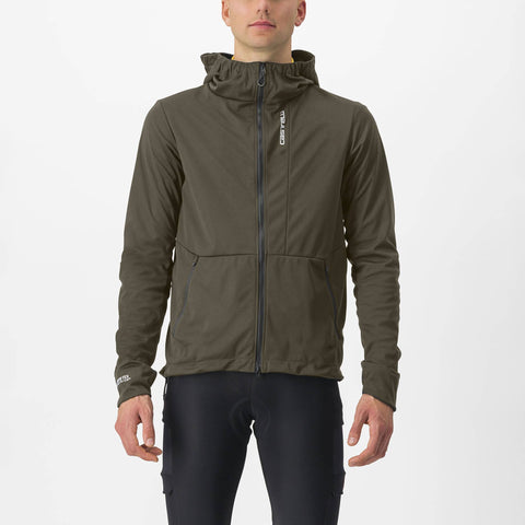 Castelli Trail Hoodie Jacket Tarmac / M
