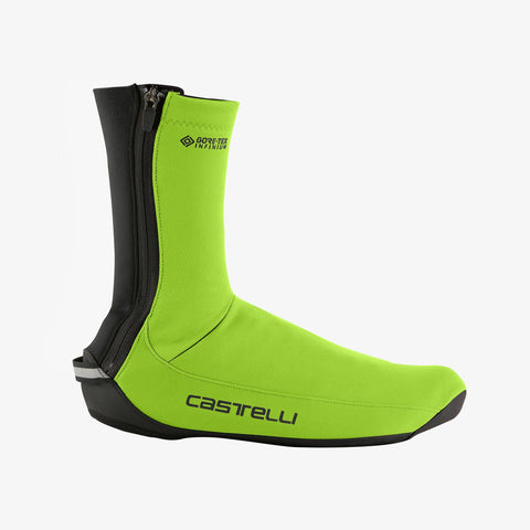 Castelli Espresso Shoe Covers Electric Lime / M