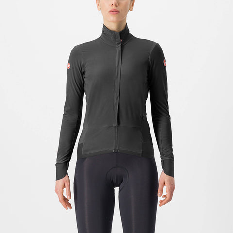 Castelli Alpha Flight RoS Women's Jacket Light Black/Black Reflex / XS
