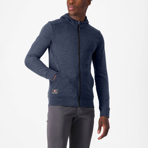 Castelli Milano 2 Full Zip Fleece Savile Blue / S