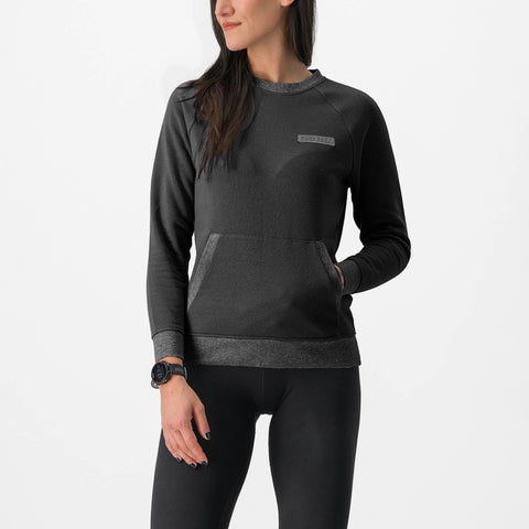 Castelli Logo Women's Sweatshirt Black / XL