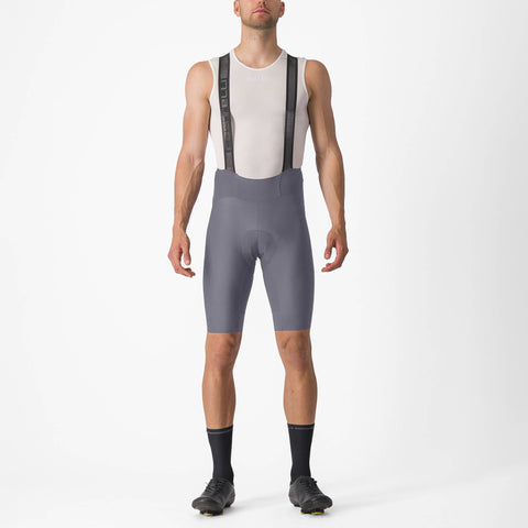 Castelli Espresso Bib Shorts Smoky Grey / 2XL