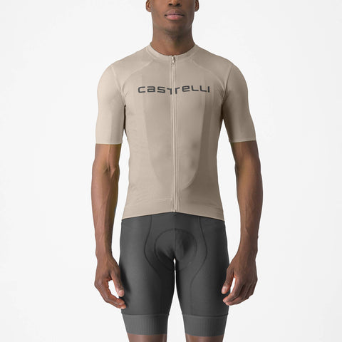 Castelli Prologo Lite Jersey Clay/Gunmetal Grey / 2XL