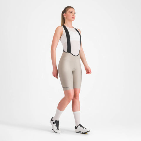 Castelli Espresso Women's DT Bib Shorts Clay / M