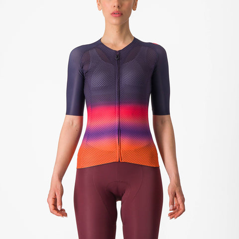 Castelli Climber's 4.0 Women's Jersey Night Shade/Pink/Orange / XS