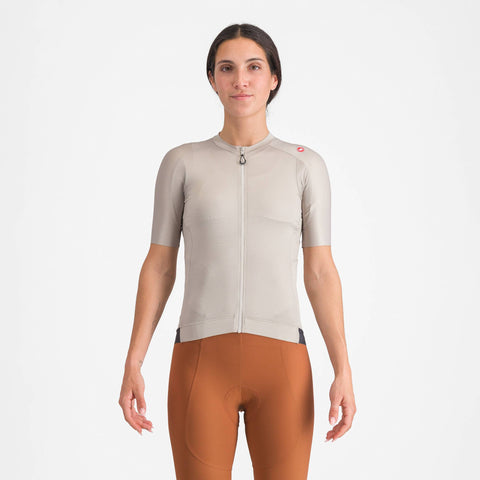 Castelli Espresso Women's Jersey Silver Moon/Dark Grey / M