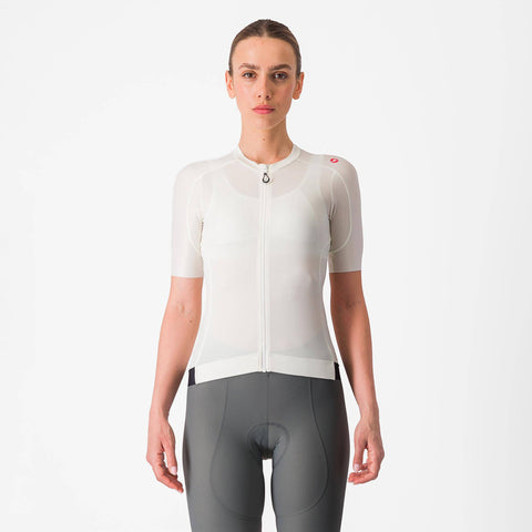 Castelli Espresso Women's Jersey Ivory/Dark Grey / XL