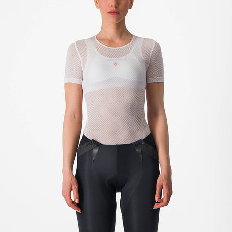 Castelli Pro Mesh Women's Short Sleeve Base Layer White / S