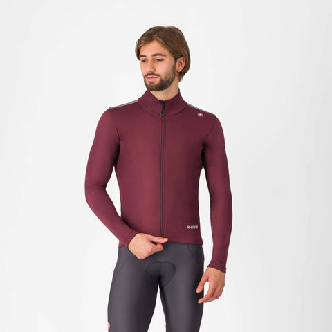 Castelli Espresso Air Jacket Deep Bordeaux / XS
