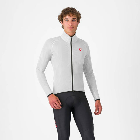 Castelli Squall Shell Jacket Silver Grey/Black / S
