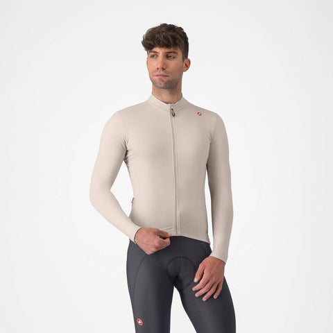 Castelli Espresso Thermal Jersey Clay/Dark Grey / 2XL