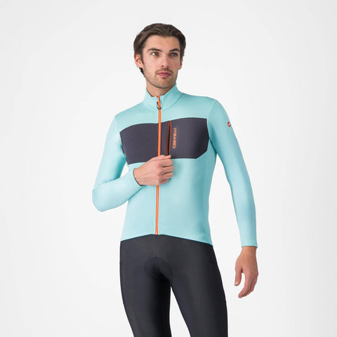 Castelli Unlimited Trail 2 Jersey Pool Blue/Dark Grey/Brilliant Orange / M