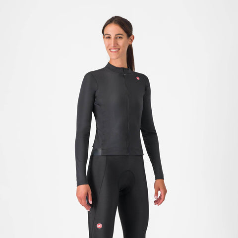 Castelli Espresso Thermal Women's Jersey Light Black / S