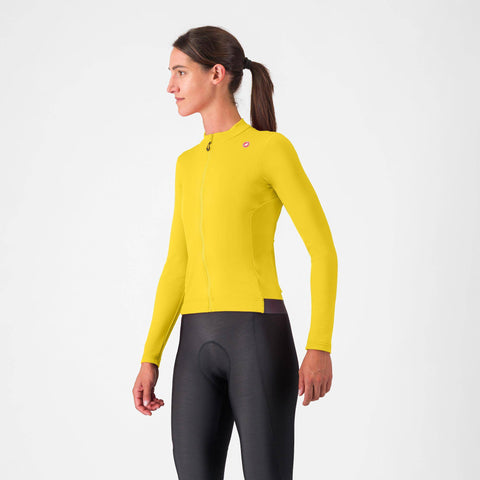 Castelli Espresso Thermal Women's Jersey Mango Mojito/Dark Grey / S
