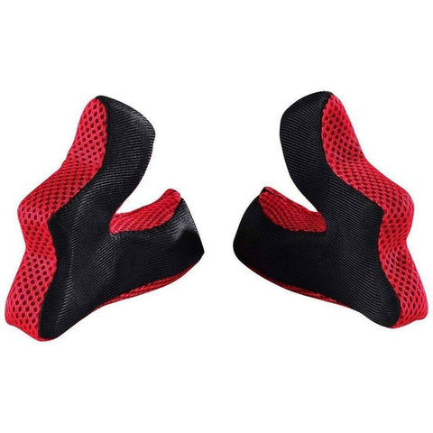 Troy Lee Designs D3 3D Replacement Cheekpad Padding Red / S