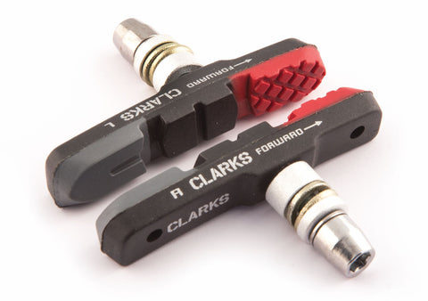 Clarks 72mm  V Brake Pads Triple Contour Design