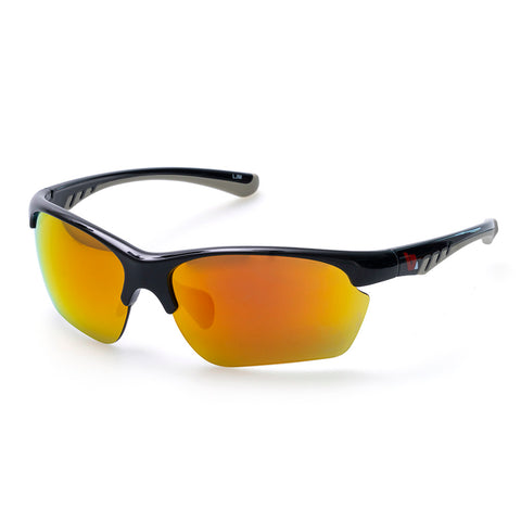 LJM Orange Mirrored Glasses