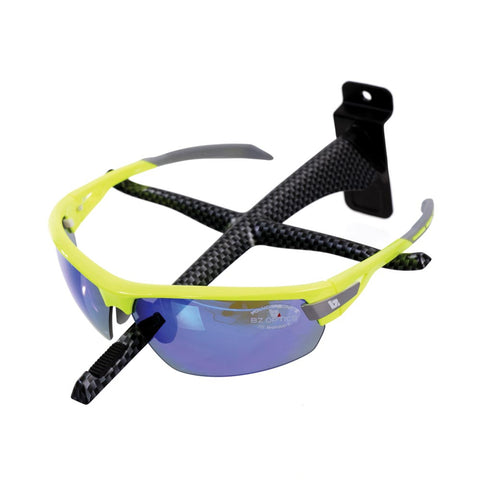 Slat Wall DisplayT stand for displaying BZ Optics glasses on slat wall