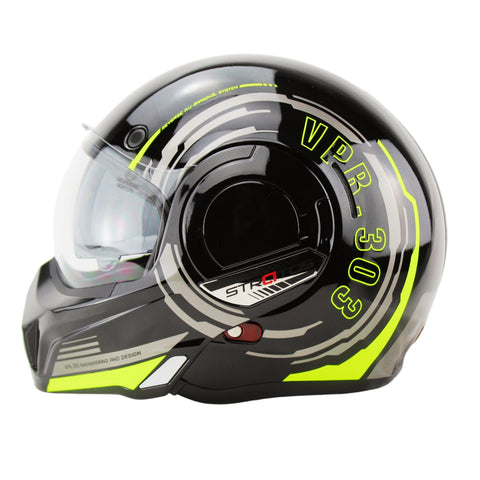 F242 Reverse P J Flip Helmet