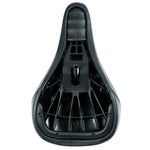 Federal Mid Stealth Logo Seat - Black Canvas Top With Faux Leather Panels And Black Embroidery