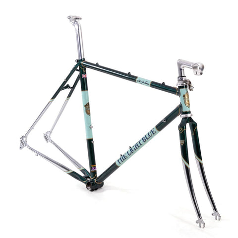 St Johns FramesetRetro styled light touring frame with mudguard eyes.